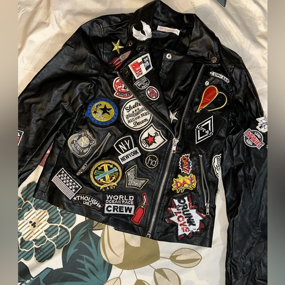 Hot & Delicious Black Patchwork Jacket